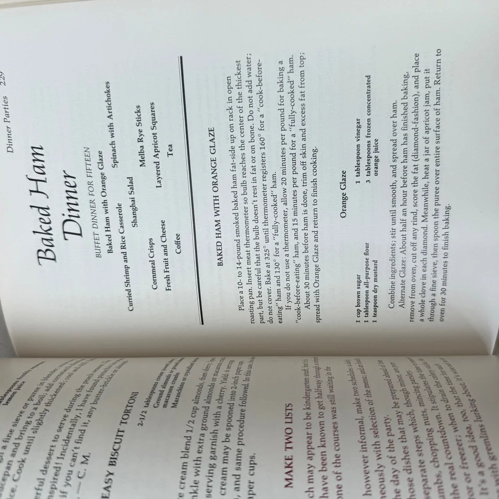 Southern Living Party Cookbook Complete‎ Menus & Entertaining Guide